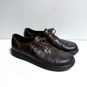Dr. Martens Lorrie 3 Dark Brown Leather Lace Up Mary Jane